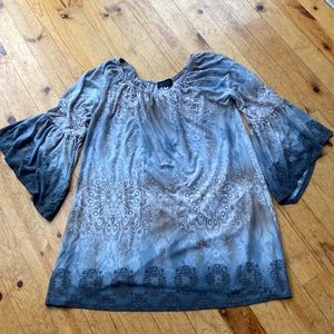 How Cute flowy top - one size - made in USA